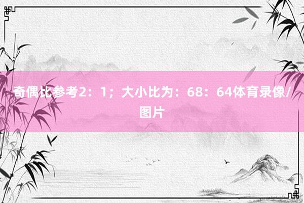 奇偶比参考2：1；大小比为：68：64体育录像/图片